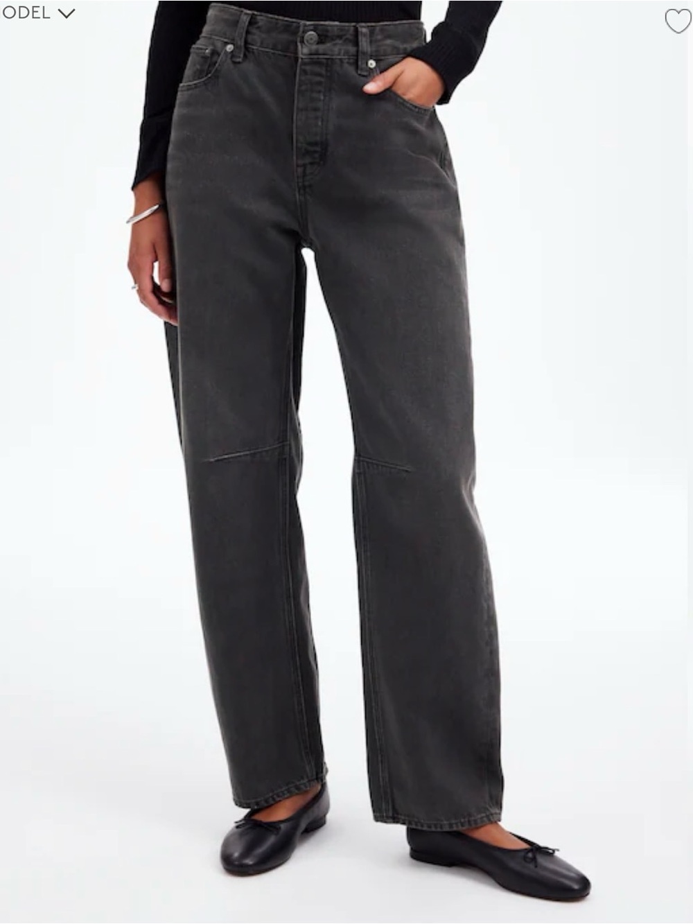 Madewell The Darted Barrel-Leg Jean SZ 30